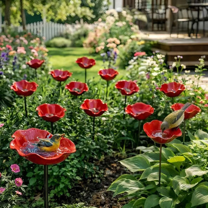 🐦 Mini Bird Bath & Pollinator Water Station  ✨ Attract Birds & Beneficial Insects