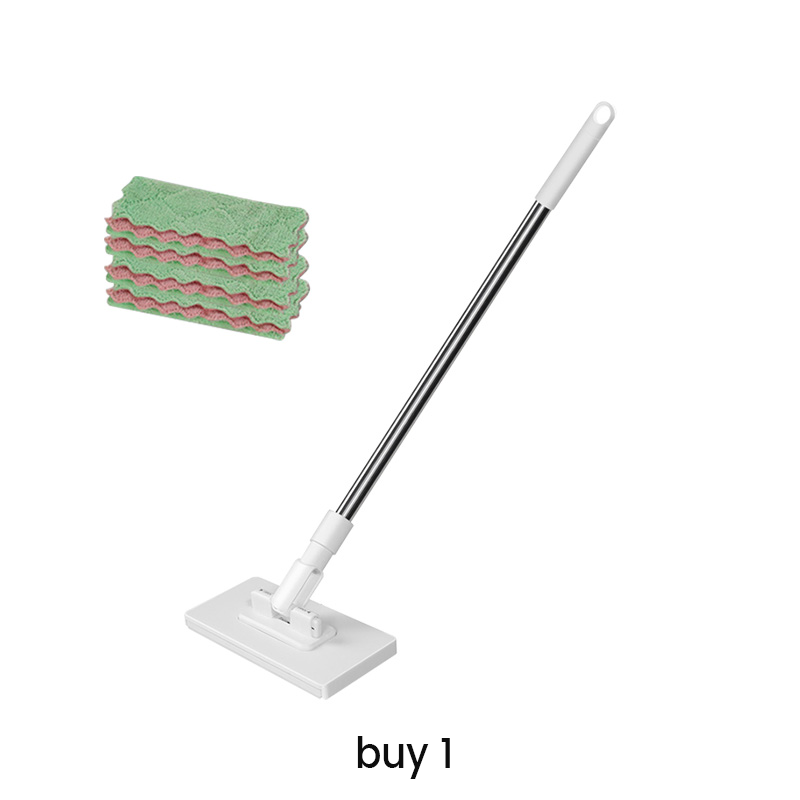 🧹Disposable Dust Mop with 4 Reusable Cloths