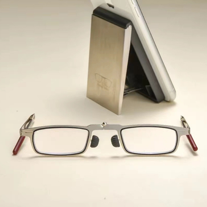 ✨ Weightless Folding Readers in a Sleek Metal Vault | Read Anywhere 📖