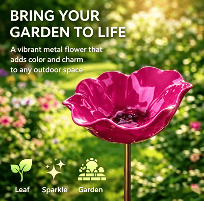 🐦 Mini Bird Bath & Pollinator Water Station  ✨ Attract Birds & Beneficial Insects