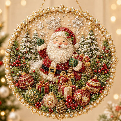 🌸🌻🍂🎄 Four Seasons & Holiday Pearl Art Hanging Wreath Kit ✨