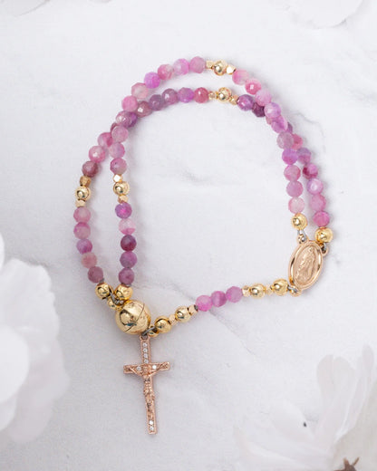✝️Handcrafted rosary bracelets📿