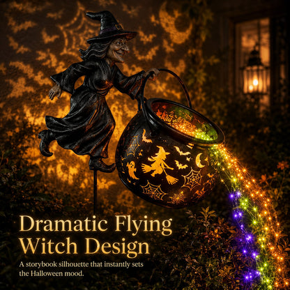 🎁2026 NEW HOT SALE 49% OFF🎃Halloween Witch Cauldron Garden Light