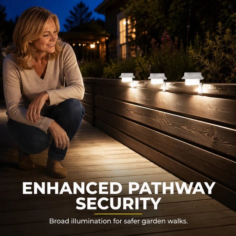 ☀️ Solar LED Gutter Wall Light | Outdoor Accent☀️