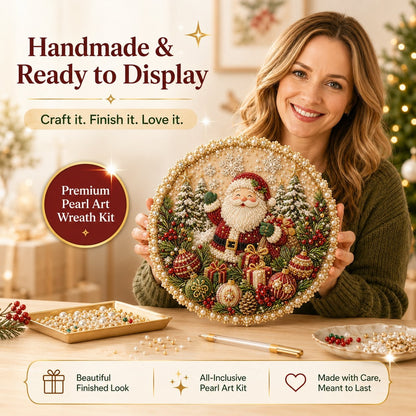 🌸🌻🍂🎄 Four Seasons & Holiday Pearl Art Hanging Wreath Kit ✨