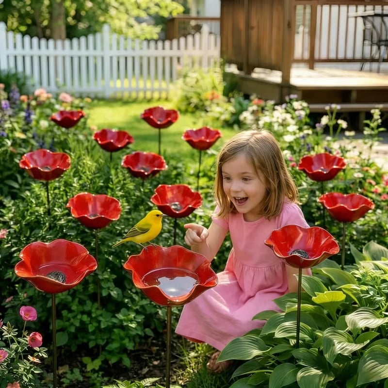 🐦 Mini Bird Bath & Pollinator Water Station  ✨ Attract Birds & Beneficial Insects