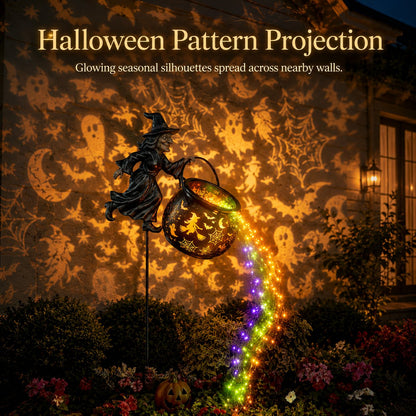 🎁2026 NEW HOT SALE 49% OFF🎃Halloween Witch Cauldron Garden Light