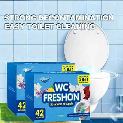 🔥Toilet Gel Stamp Box  Deodorizing Bathroom Freshener