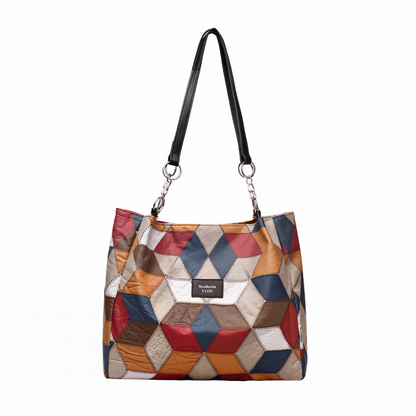 🎅Christmas HOT SALE👜 Women's Geometric Tote Bag – Large Capacity Stylish Handbag For Everyday Elegance👜